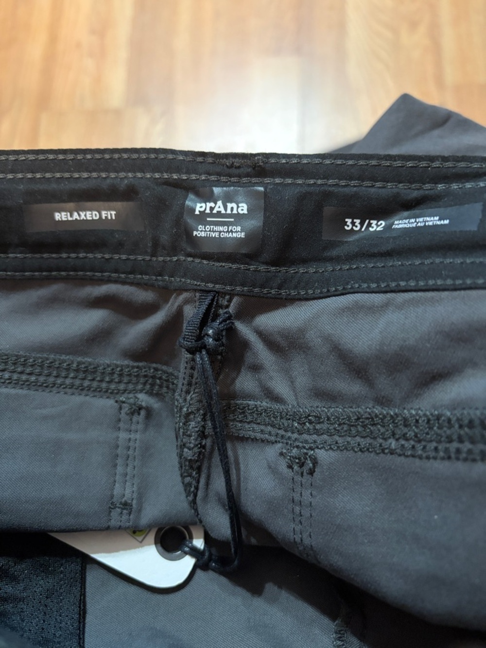 prAna Stretch Zion Pant - Water Repellent / Roll-up Hem - Grey - Picture 12 of 14